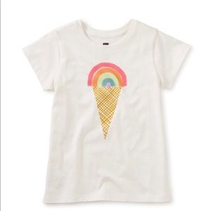 NWT Tea Collection Rainbow Ice Cream Tee 4
